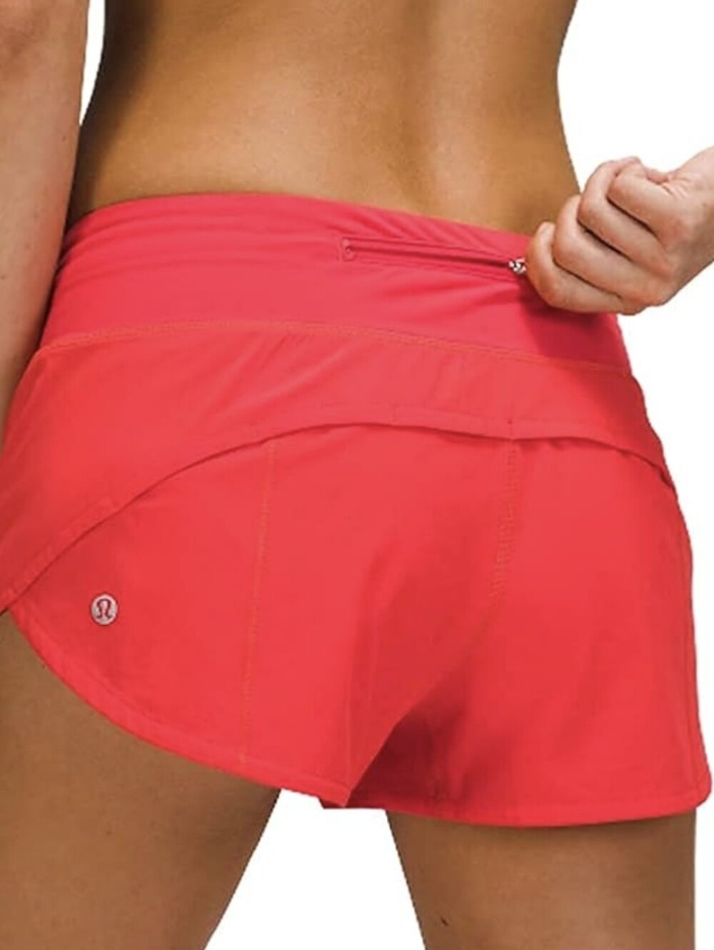 lululemon athletica Women's Coral Pink Speed Up Running Shorts